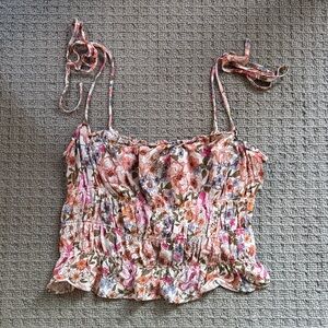 Lily star tie cami top